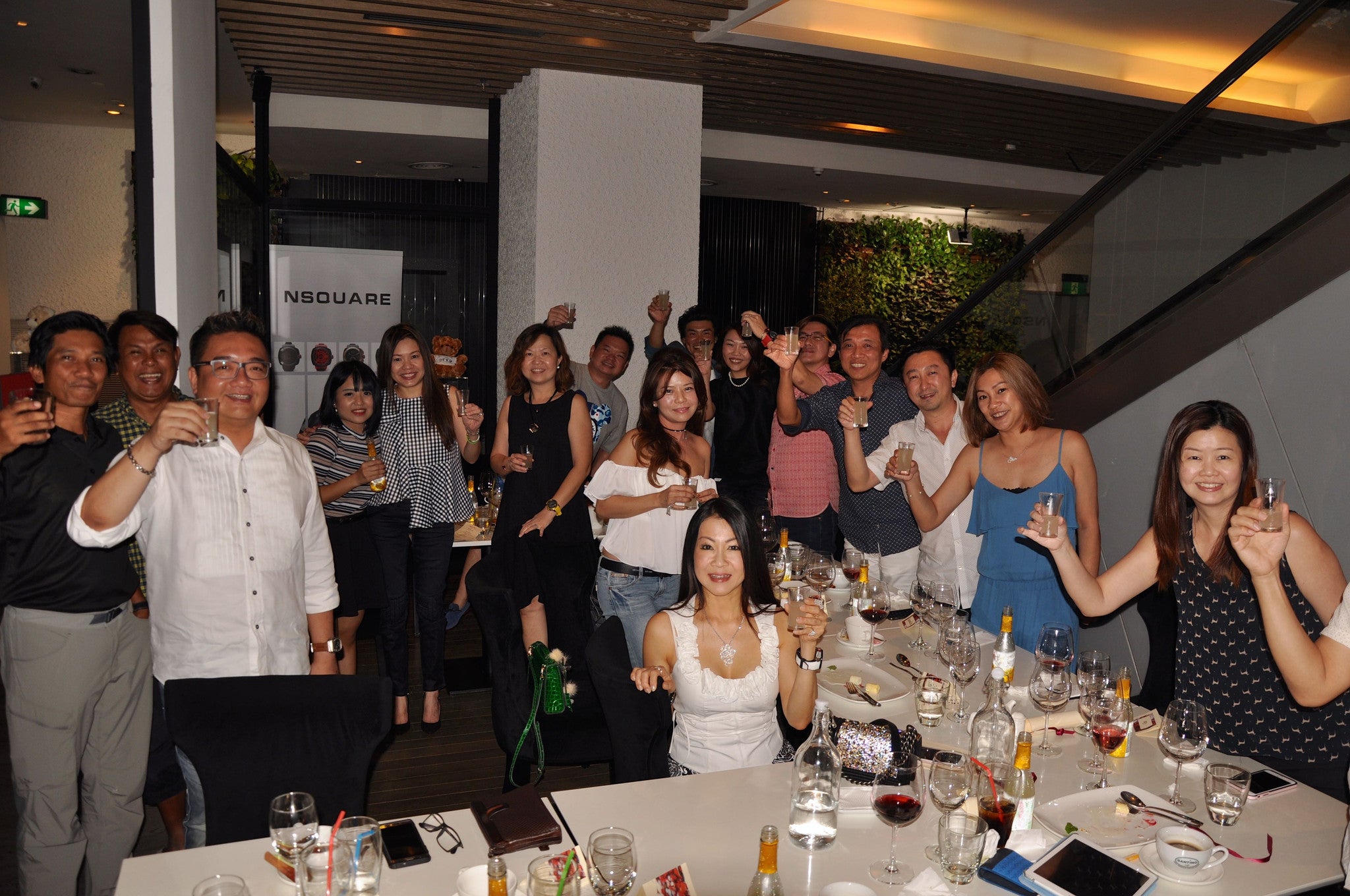 Special Preview Dinner for the new addition to the Nsquare Nick series- New Colours!!