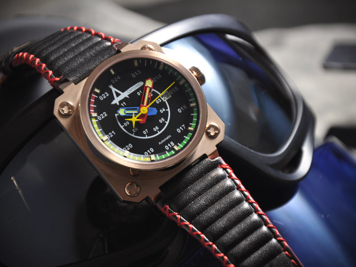 Achtung Aviatorē/ Rose Gold Black