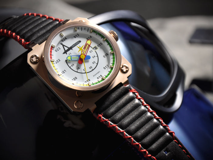 Achtung Aviatorē/ Rose Gold White
