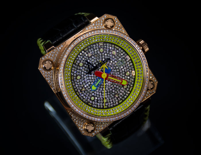 Achtung Classic Pave Rose Gold /  Yellow