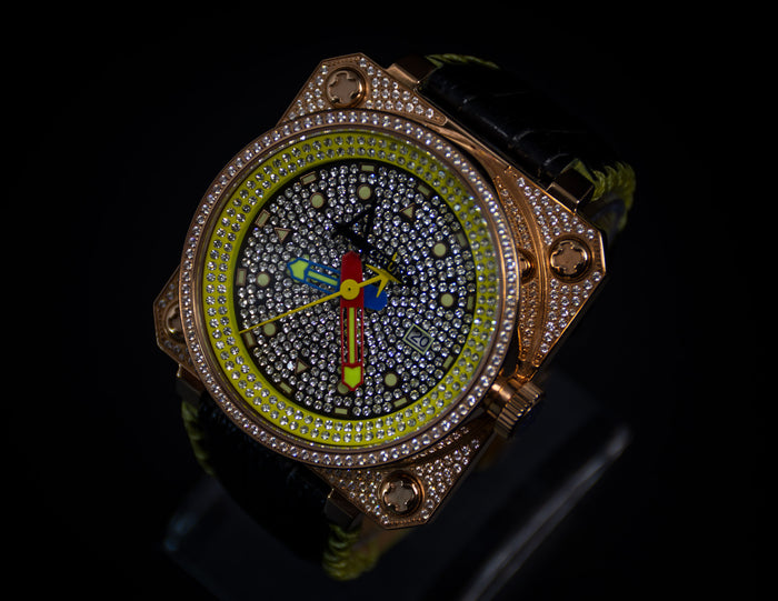 Achtung Classic Pave Rose Gold /  Yellow