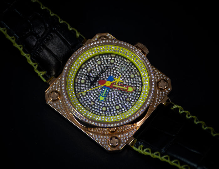 Achtung Classic Pave Rose Gold /  Yellow