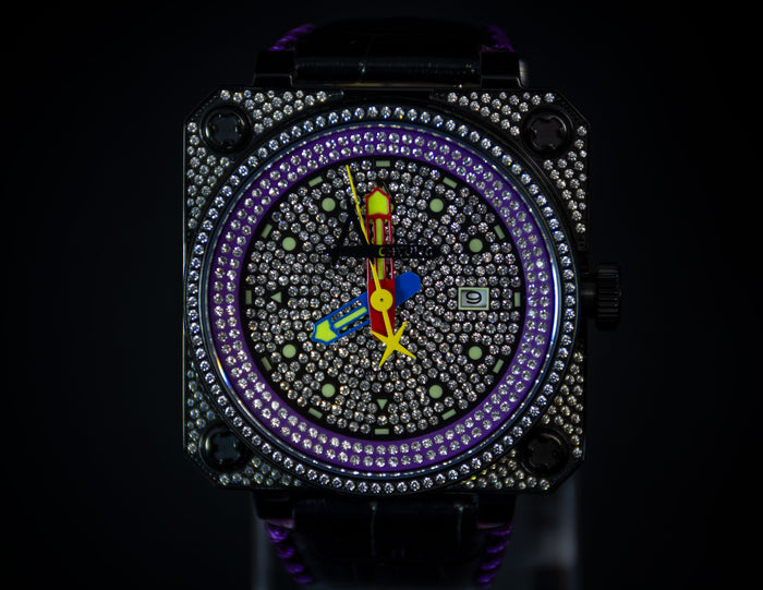 Achtung Classic Pave Black / Purple