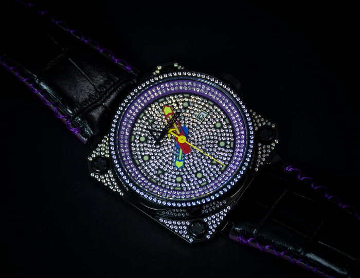 Achtung Classic Pave Black / Purple