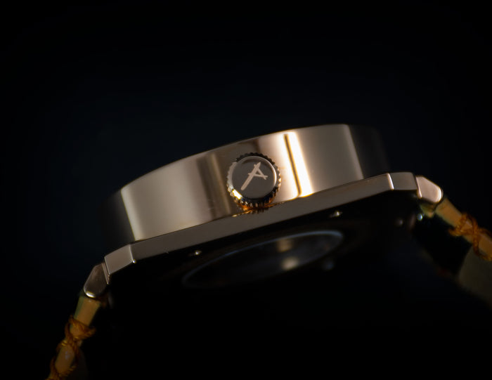 Achtung Classic Pave Rose Gold / Orange