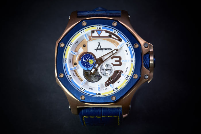 Achtung Turbo3/ Rose Gold and White