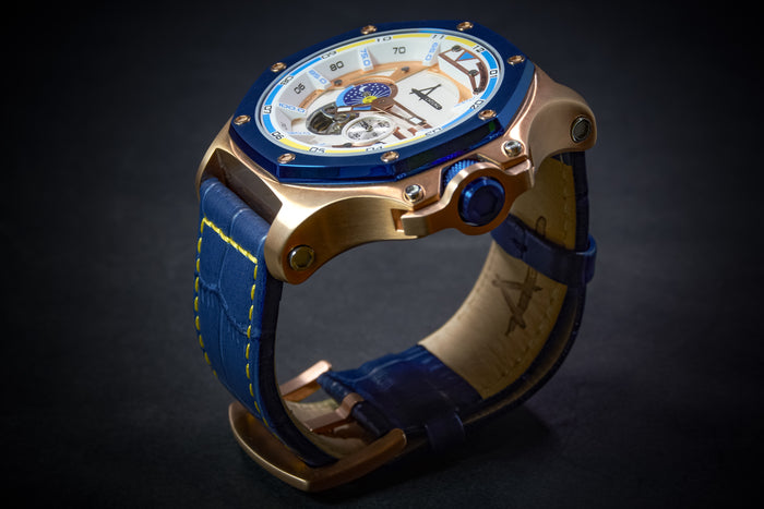 Achtung Turbo3/ Rose Gold and White