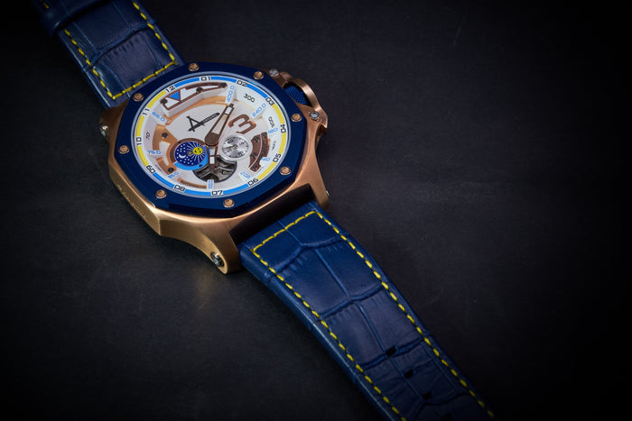 Achtung Turbo3/ Rose Gold and White