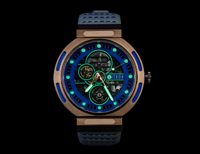 Nitron Skelette Rose Gold / Navy