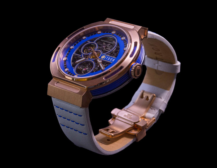 Nitron Skelette Rose Gold / Navy