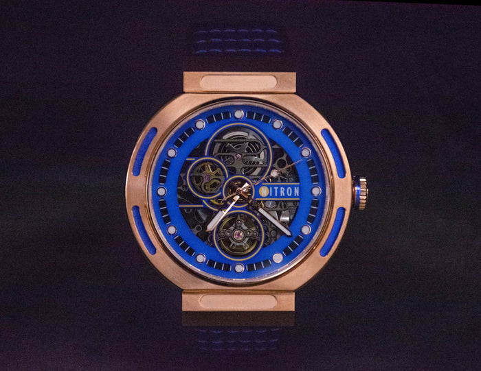 Nitron Skelette Rose Gold / Navy