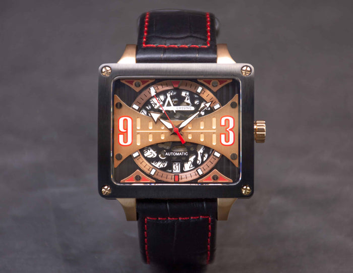 Achtung Timebox Black / Rose Gold