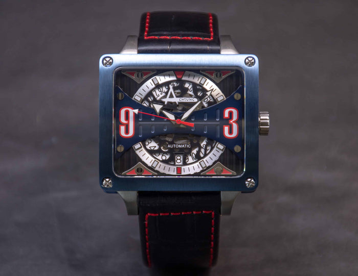 Achtung Timebox Blue / Stainless Steel