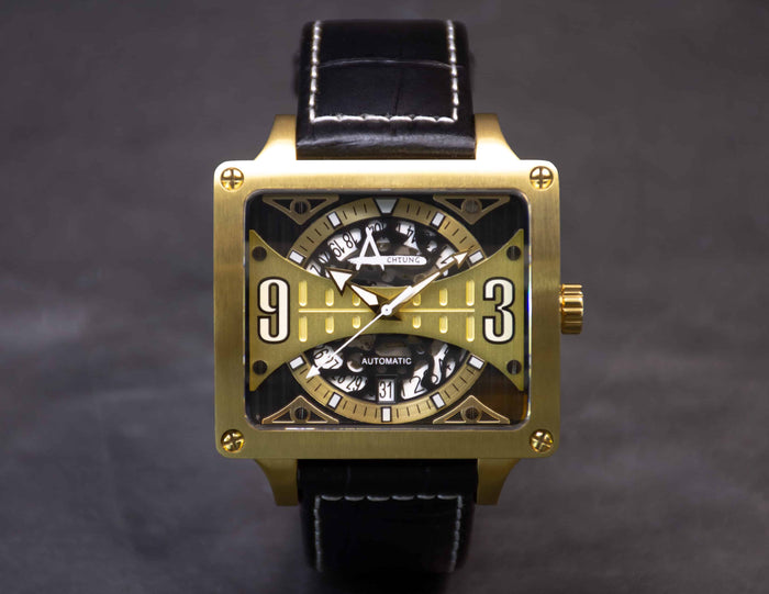 Achtung Timebox Yellow Gold