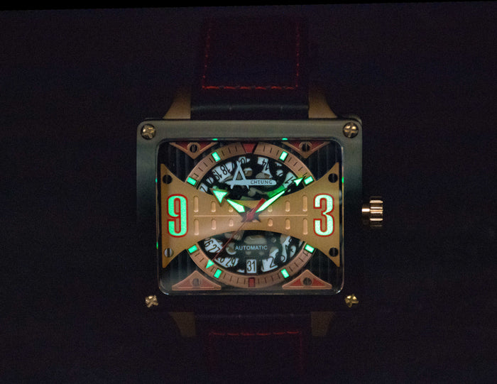 Achtung Timebox Black / Rose Gold