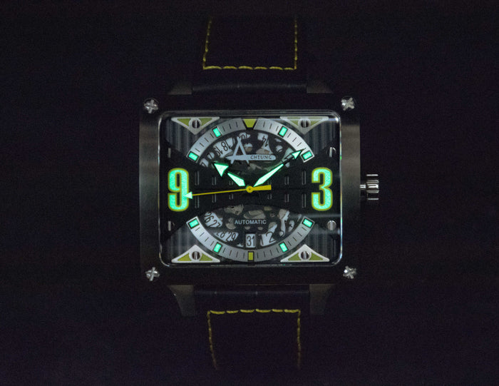 Achtung Timebox Black / Stainless Steel