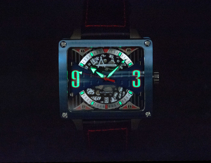 Achtung Timebox Blue / Stainless Steel