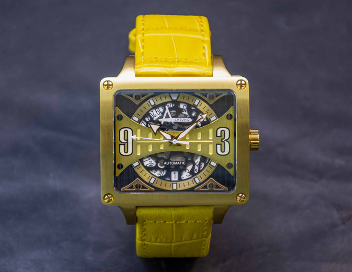 Achtung Timebox Yellow Gold