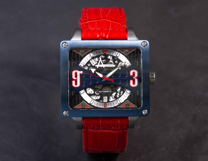 Achtung Timebox Blue / Stainless Steel