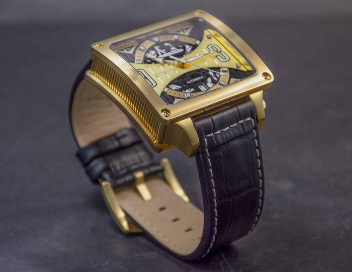 Achtung Timebox Yellow Gold