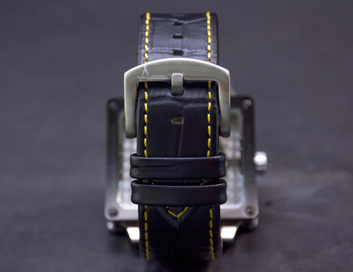 Achtung Timebox Black / Stainless Steel