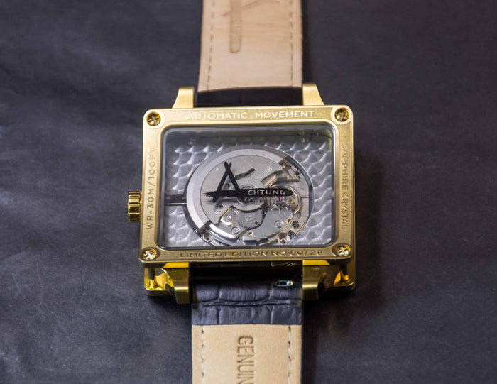 Achtung Timebox Yellow Gold