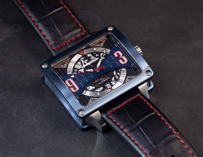 Achtung Timebox Blue / Stainless Steel