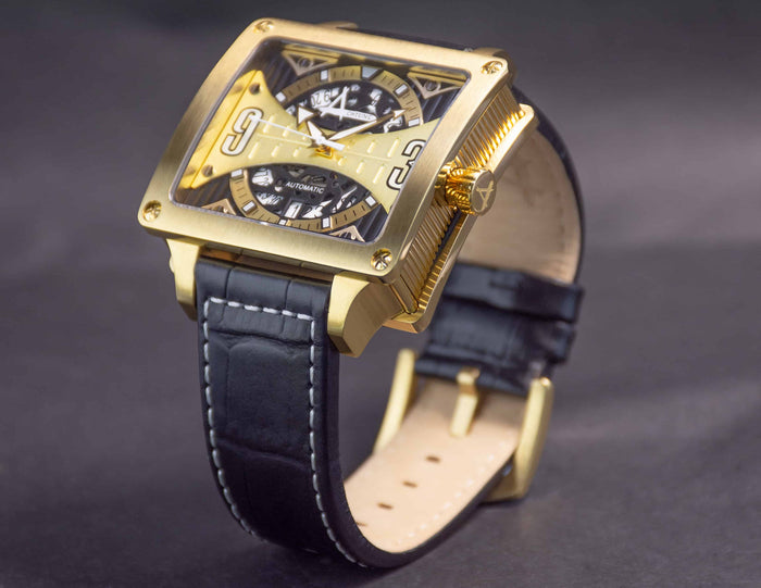 Achtung Timebox Yellow Gold