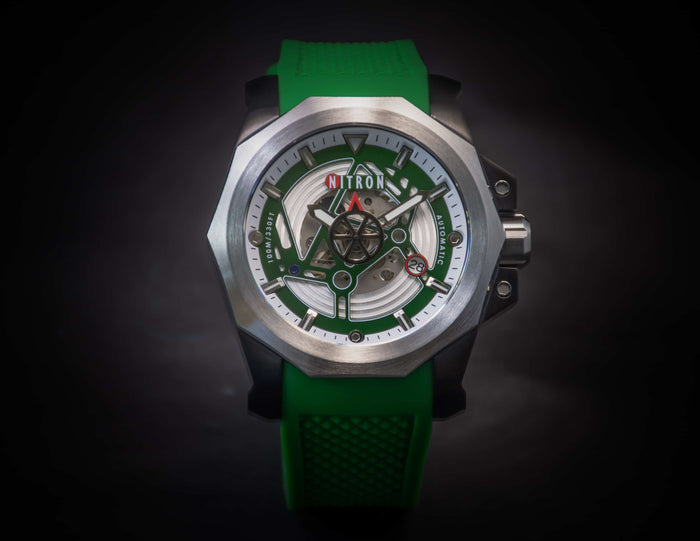 Nitron Circuit Stainless Steel / Green