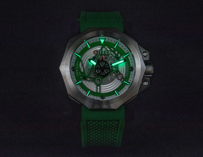 Nitron Circuit Stainless Steel / Green