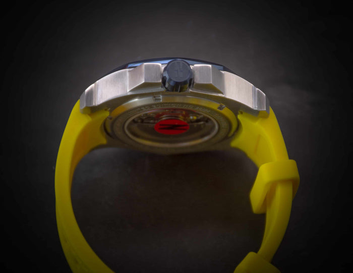 Nitron Circuit Blue IP / Stainless Steel