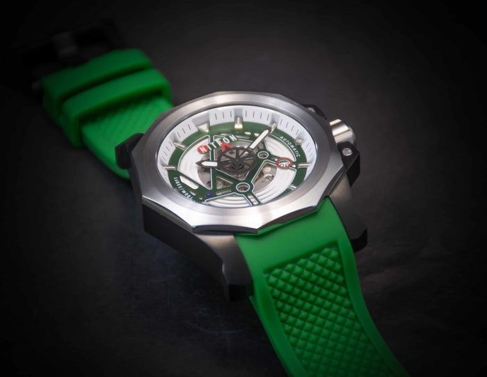 Nitron Circuit Stainless Steel / Green