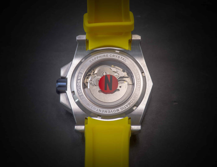 Nitron Circuit Blue IP / Stainless Steel