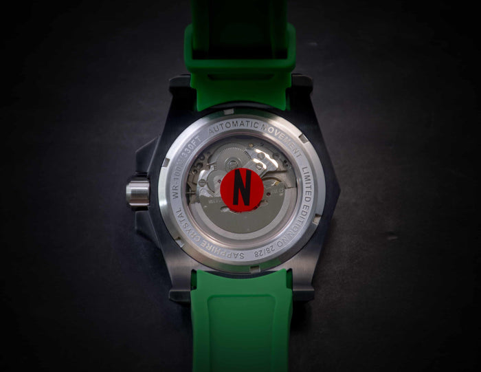 Nitron Circuit Stainless Steel / Green
