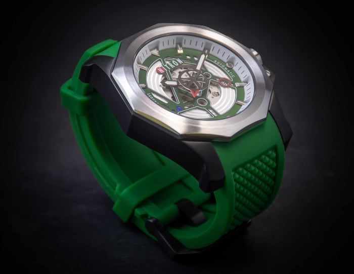 Nitron Circuit Stainless Steel / Green