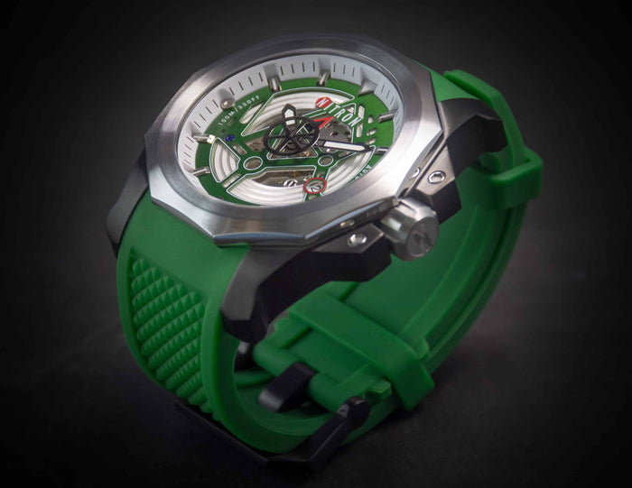 Nitron Circuit Stainless Steel / Green