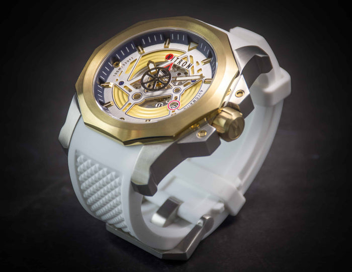 Nitron Circuit Yellow Gold / Stainless Steel