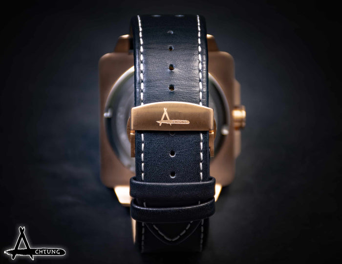 Achtung Skeleton Rose Gold