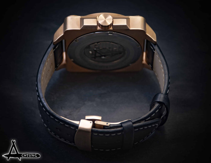 Achtung Skeleton Rose Gold