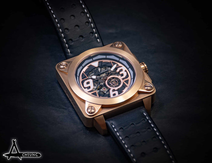 Achtung Skeleton Rose Gold