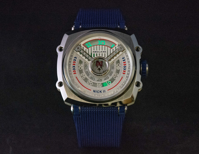 Nsquare Nick II Blue / Stainless Steel