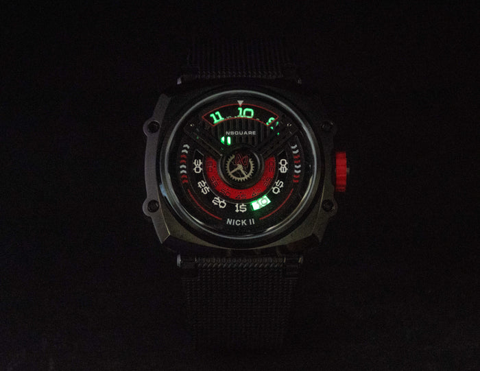 Nsquare Nick II Red / Black