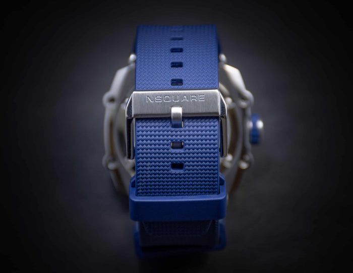 Nsquare Nick II Blue / Stainless Steel