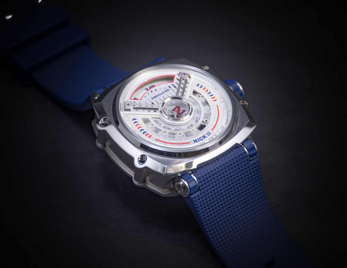 Nsquare Nick II Blue / Stainless Steel