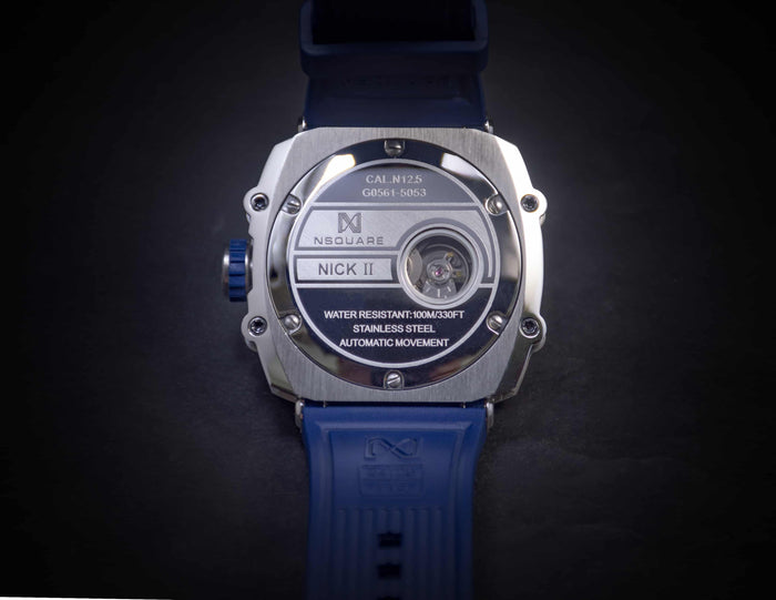 Nsquare Nick II Blue / Stainless Steel