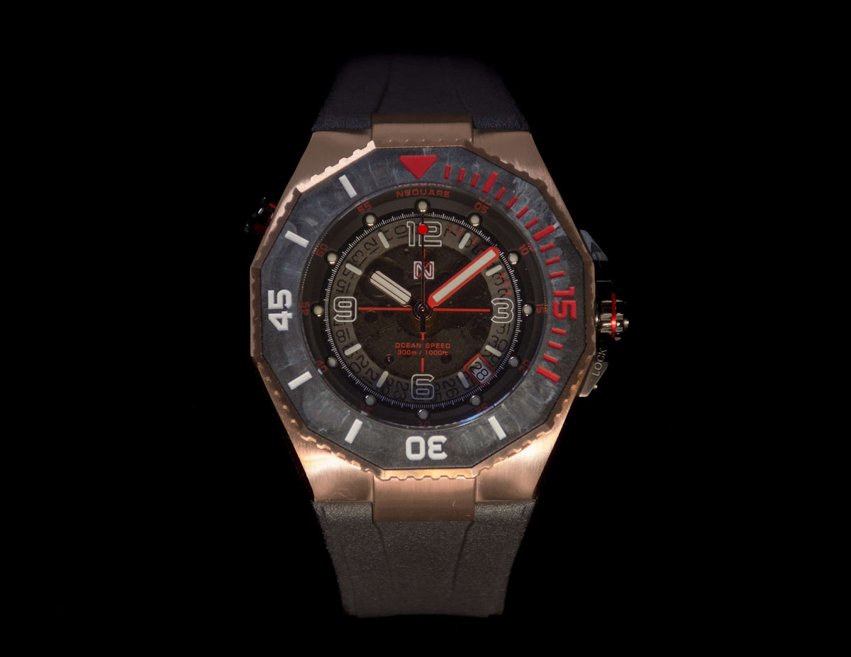 Nsquare Ocean Speed Rose Gold / Black