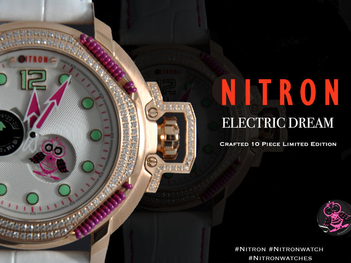 Nitron Electric Dream with Swarovski/ White
