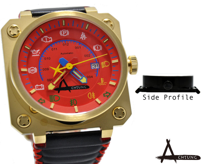 Achtung Speedo series/ Gold and Red