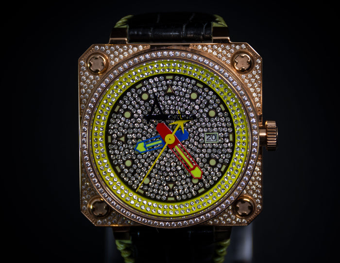 Achtung Classic Pave Rose Gold /  Yellow