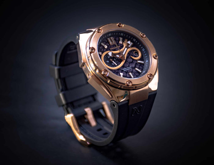 Nsquare Snake Queen 39mm Rose Gold